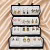 Gold foil name personalisation on premium matte earring box lid